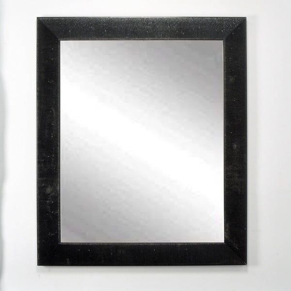Multi Size Brandtworks Glossy Black Nordic Wall Mirror – Overstock Throughout Glossy Blue Wall Mirrors (View 5 of 15)