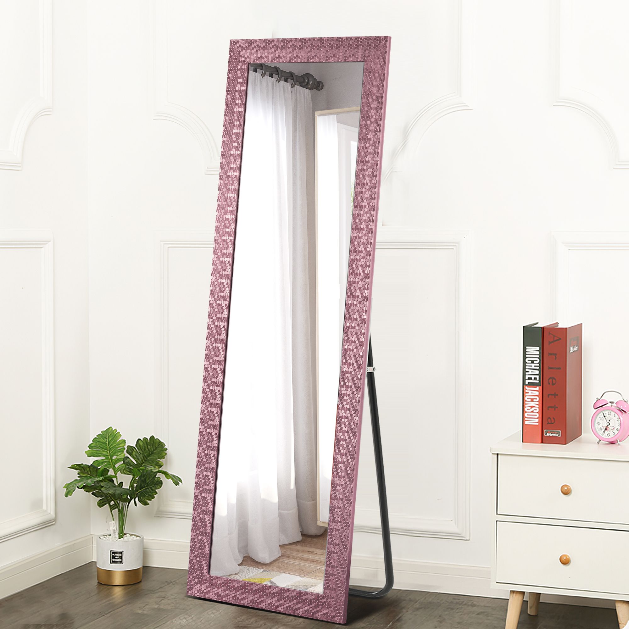 Neutype Full Length Mirror Decor Wall Mounted Mirror Floor Mirror With Within Mahogany Full Length Mirrors (View 9 of 15)