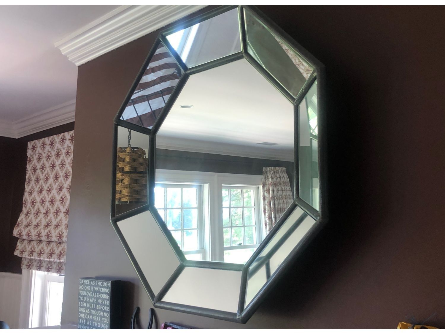 Octagon Paneled Wall Mirror • The Local Vault Inside Octagon Wall Mirrors (View 15 of 15)