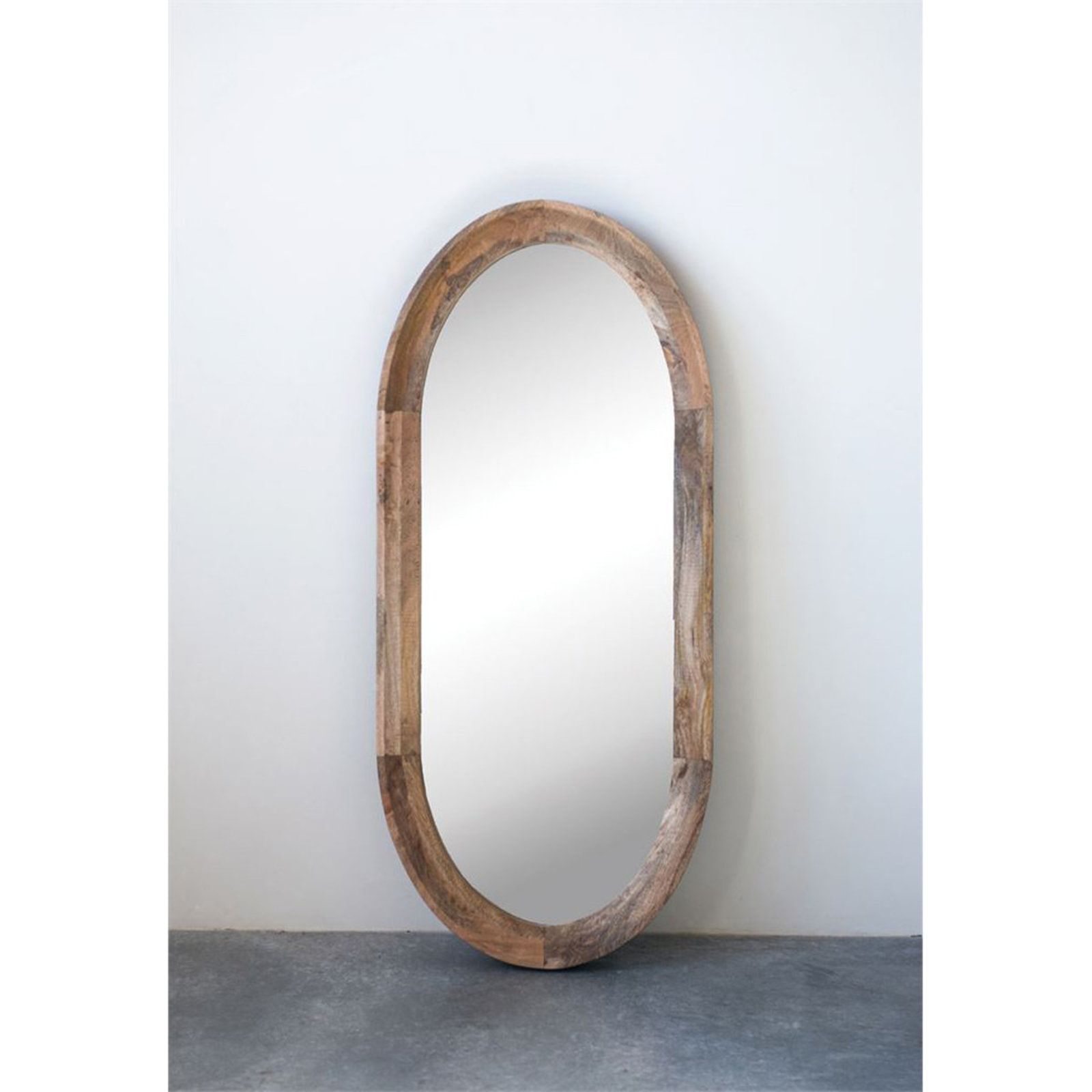 Oval Mango Mirror | Oval Wall Mirror, Brown Wall Mirrors, Mirror Wall For Wooden Oval Wall Mirrors (View 4 of 15)
