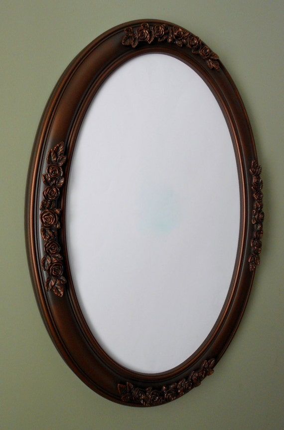 Oval Mirror With Oil Rubbed Bronze Color Frame (View 14 of 15)