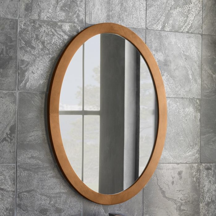 Oval Wall Mirror | Huis Inside Wooden Oval Wall Mirrors (View 5 of 15)