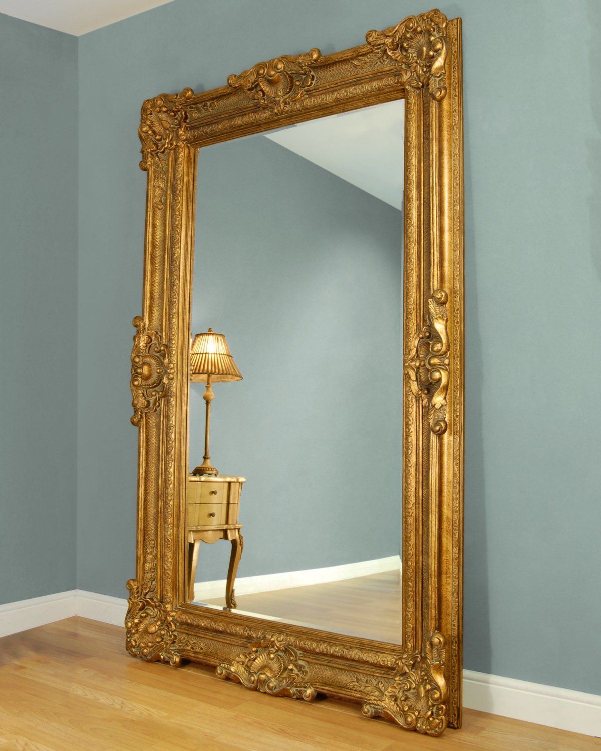 Picture Mirror | Gold Floor Mirror, Mirror Frame Diy, Leaner Mirror Intended For Gold Square Oversized Wall Mirrors (View 5 of 15)
