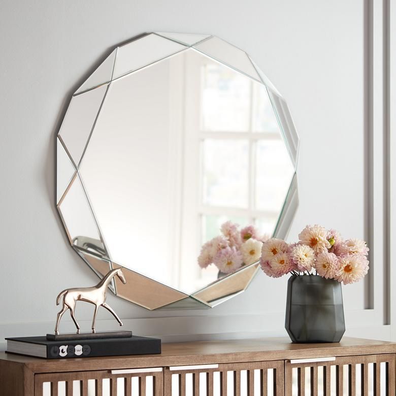 Pin On 1468 With Rounded Cut Edge Wall Mirrors (View 4 of 15)