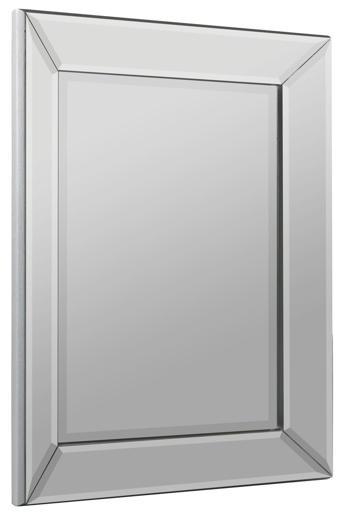 Porter Mirror Frameless Mirror; Beveled Mirror | Diy Bathroom Remodel For Square Frameless Beveled Wall Mirrors (View 1 of 15)