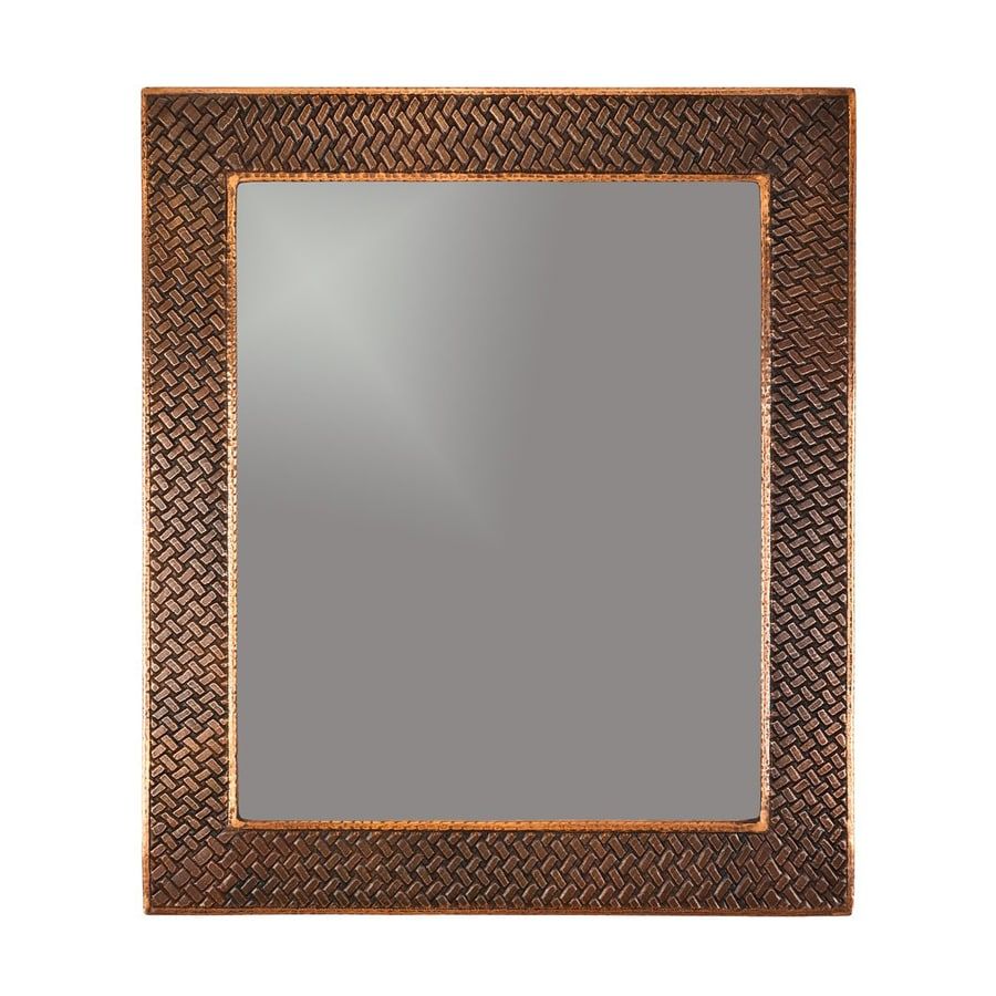Premier Copper Products 31 In X 36 In Oil Rubbed Bronze Rectangular Inside Copper Bronze Wall Mirrors (View 13 of 15)