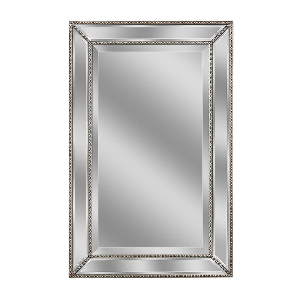 Product Within Silver Metal Cut Edge Wall Mirrors (View 2 of 15)
