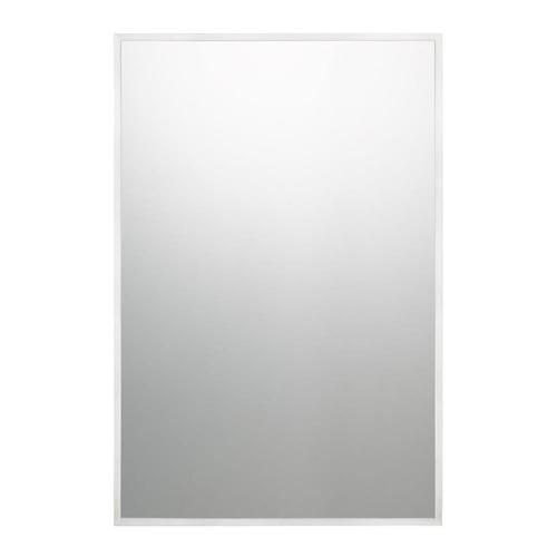 Quoizel 36 In L X 24 In W Brushed Nickel Framed Wall Mirror In The In Brushed Nickel Wall Mirrors (View 15 of 15)