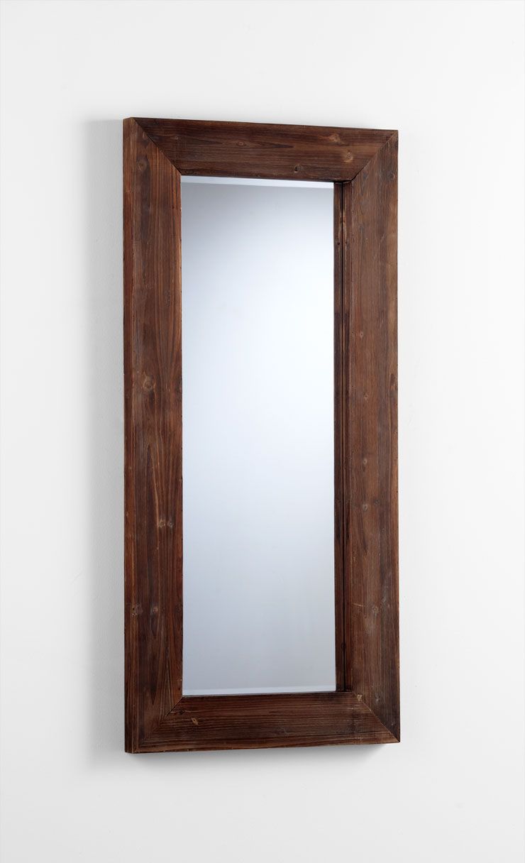 Ralston Rectangular Wood Wall Mirrorcyan Design For Squared Corner Rectangular Wall Mirrors (View 12 of 15)