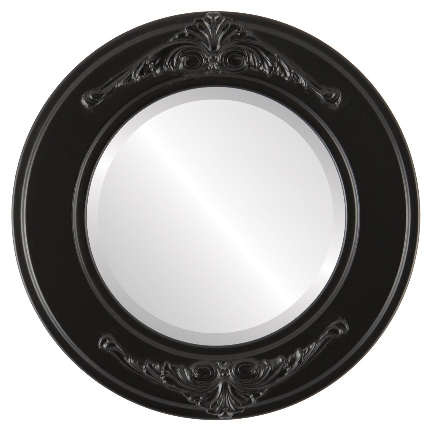 Ramino Framed Round Mirror In Matte Black (19X19) In 2020 | Round Throughout Matte Black Metal Wall Mirrors (View 11 of 15)