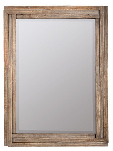 Rectangle Brown Reclaimed Wood Wall Mirror | Mirror Wall, Wood Wall Within Chestnut Brown Wall Mirrors (View 13 of 15)