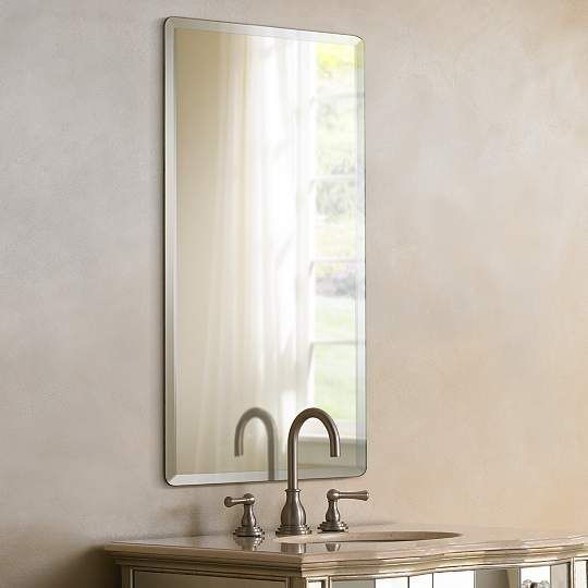 Rectangular Beveled Frameless Wall Mirror 20X30 – #Eup1401 – Euro Style With Frameless Rectangular Beveled Wall Mirrors (View 6 of 15)