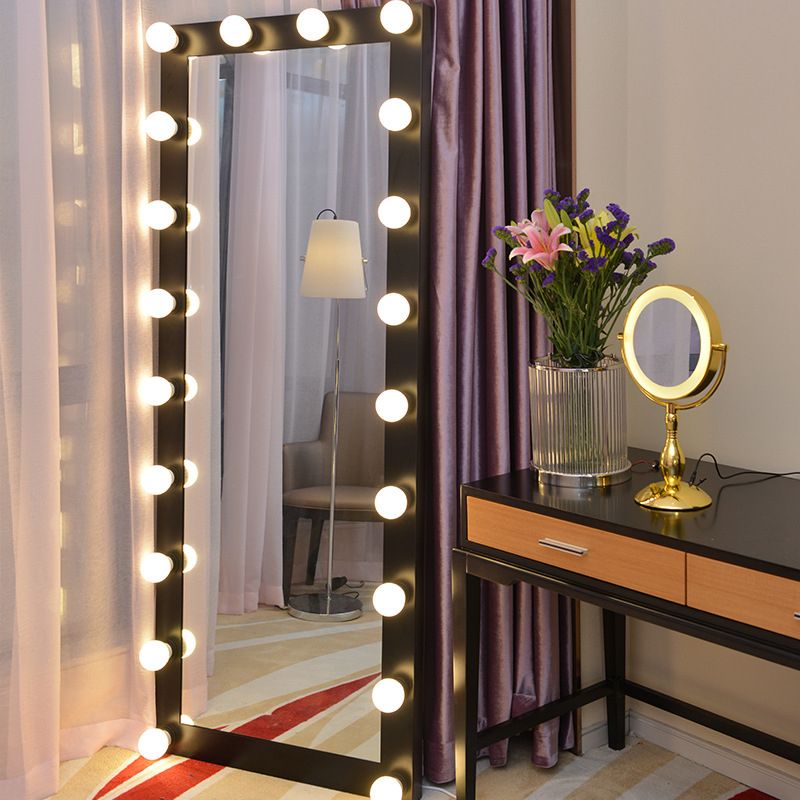 Replace Bulbs Full Length Floor Mirror Bedroom Dressing Standing Mirror Throughout Full Length Floor Mirrors (View 13 of 15)