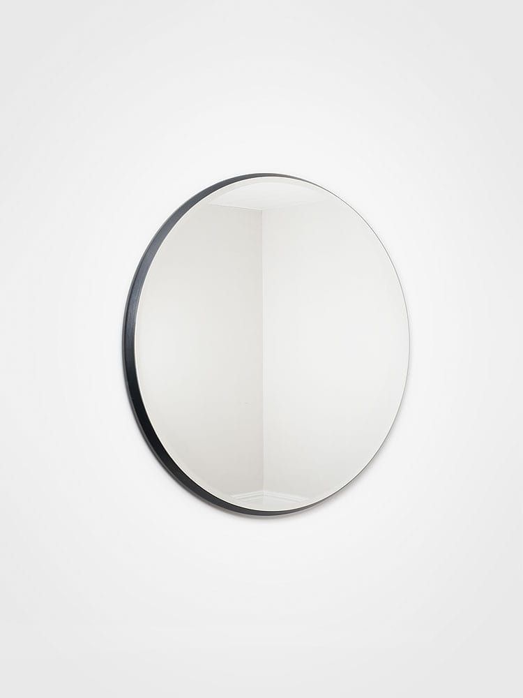 Round Black Framed Mirror, 750Mm – Victorian Bathrooms Pertaining To Shiny Black Round Wall Mirrors (View 9 of 15)