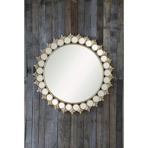 Round Framed Mirror – Gold : Target | Round Gold Mirror, Metal Frame With Round Metal Luxe Gold Wall Mirrors (View 13 of 15)