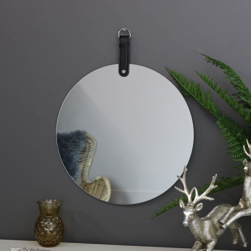 Round Frameless Wall Mirror Intended For Frameless Round Beveled Wall Mirrors (View 13 of 15)