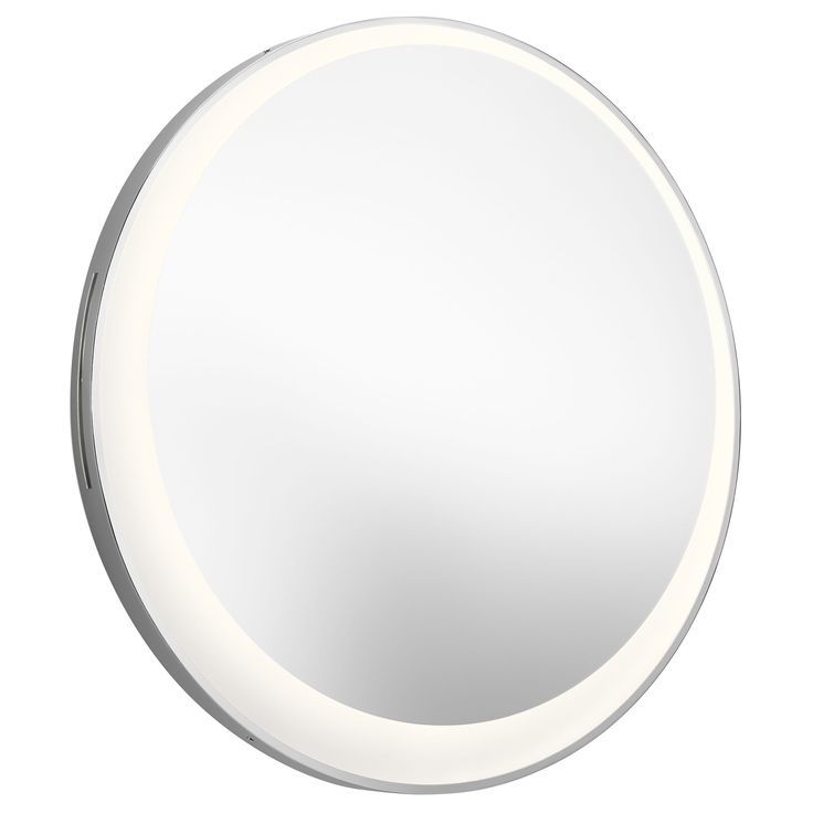 Round Offset Edge Lit Mirrorelan | Ela 84077 | Led Mirror, Mirror Pertaining To Edge Lit Led Wall Mirrors (View 3 of 15)