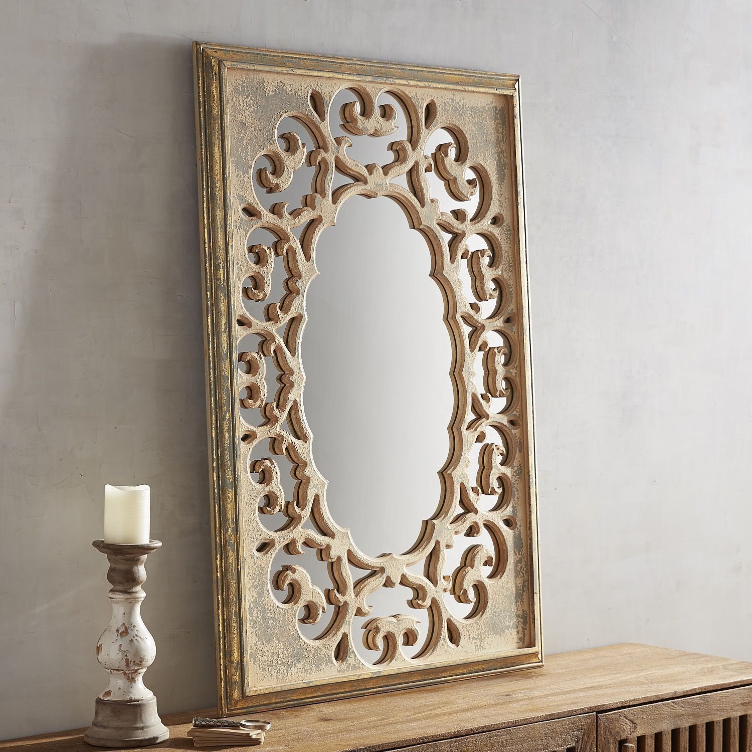 Scallop 32X48 Mirror Gold | Mirror, Wall Vanity, Mirror Decor Within Gold Scalloped Wall Mirrors (View 14 of 15)