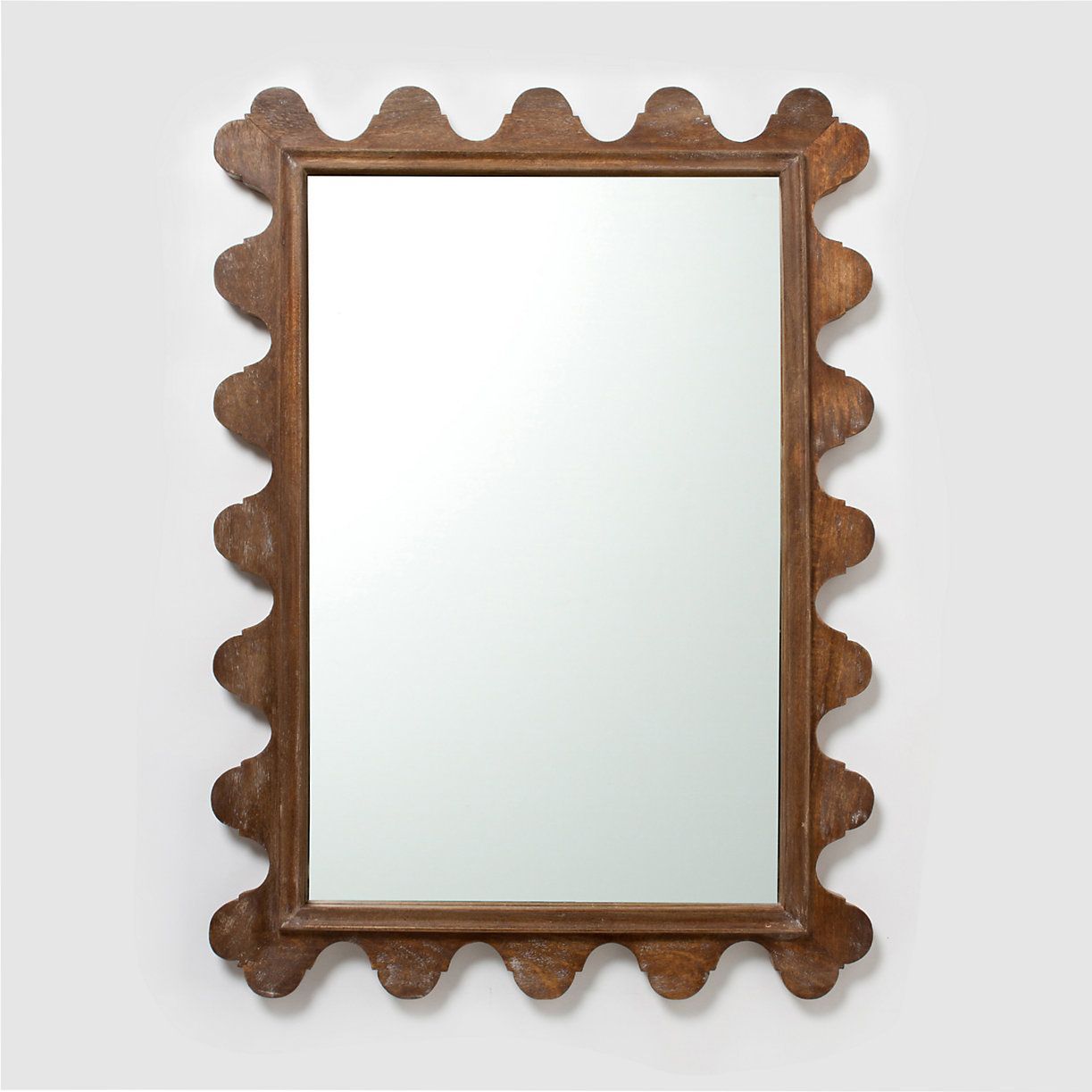 Scalloped Mirror At Terrain | Scalloped Mirror, Wood Framed Mirror Inside Gold Scalloped Wall Mirrors (View 9 of 15)