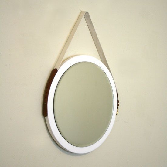 Set Of 3. 16 Round Mirror. Floating Mirror (View 8 of 15)