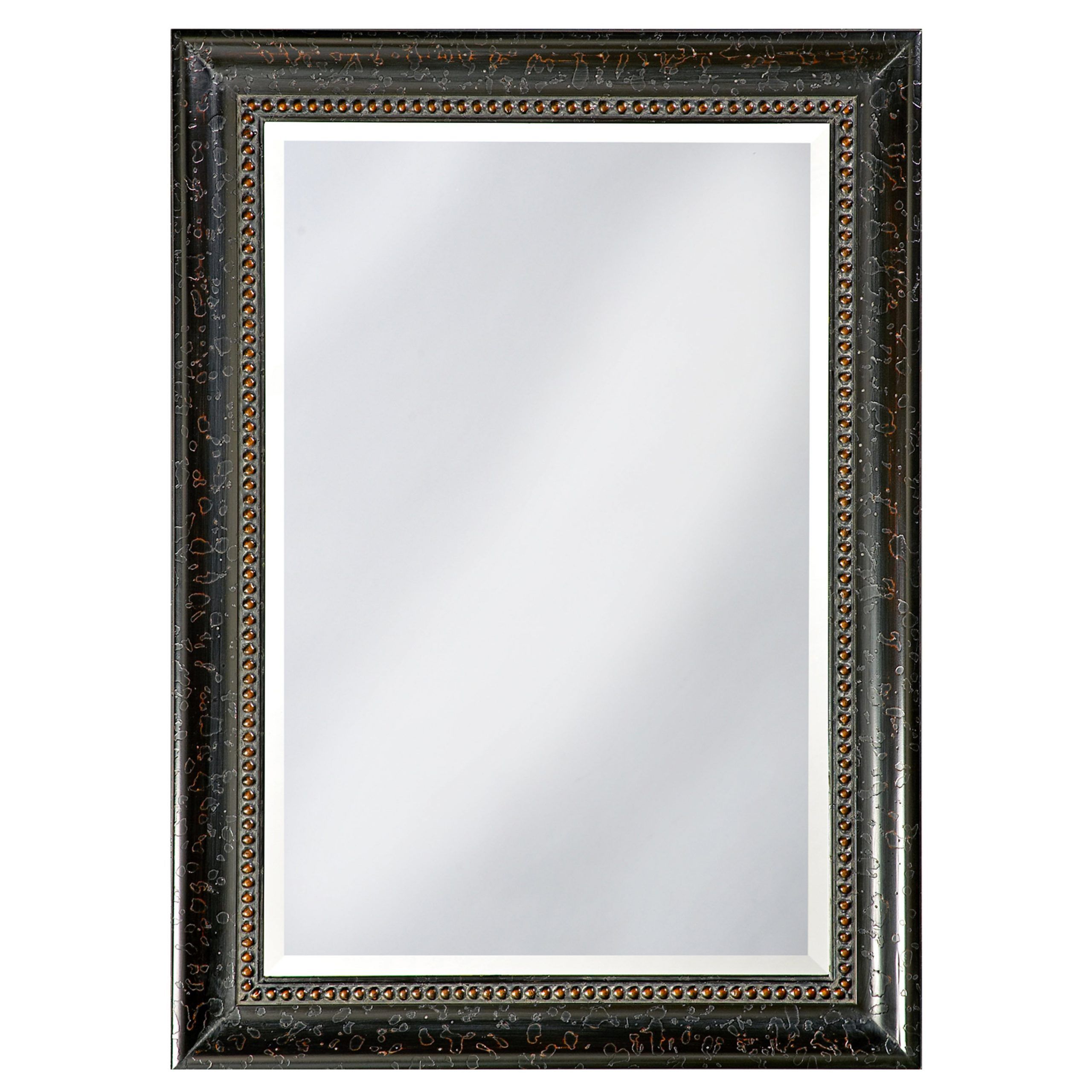 Shop Antique Black Mirror With Bronze Highlights – Antique Black – Free Within Antiqued Bronze Floor Mirrors (View 4 of 15)