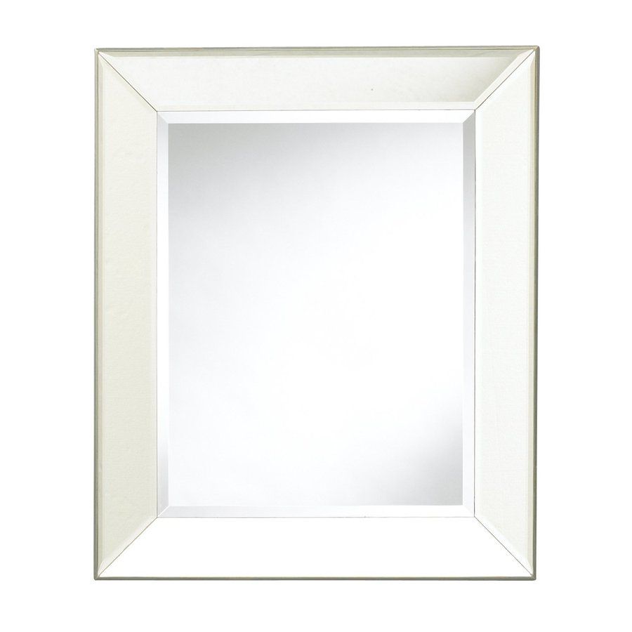 Shop Cooper Classics Porter Beveled Frameless Wall Mirror At Lowes Throughout Frameless Beveled Wall Mirrors (View 3 of 15)