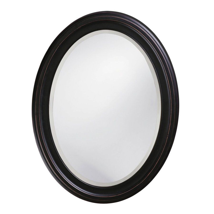 Shop Tyler Dillon George Oil Rubbed Bronze Beveled Oval Wall Mirror At Regarding Oil Rubbed Bronze Finish Oval Wall Mirrors (View 4 of 15)