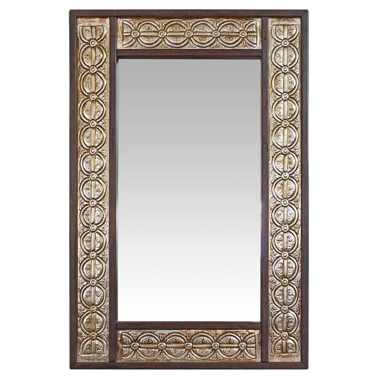 Silver Circulos Mirror | Metal Mirror, How To Antique Wood, Silver Mirrors Regarding Antique Aluminum Wall Mirrors (View 13 of 15)