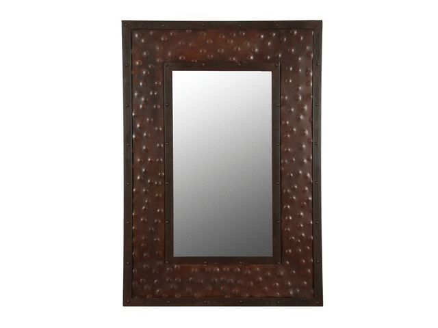 Smalle Rectangular Iron Mirror Frame | Copper Sinks Online Pertaining To Natural Iron Rectangular Wall Mirrors (View 1 of 15)