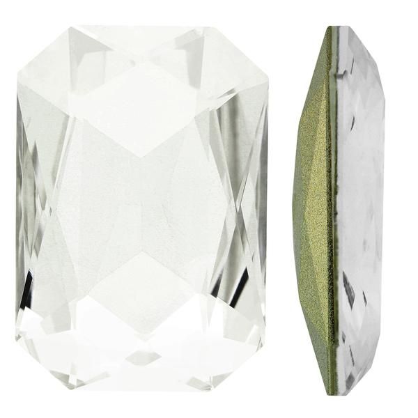Spark Crystal Large Emerald Cut Faceted Fancy Stone Crystal 18X13Mm Within Emerald Cut Wall Mirrors (View 15 of 15)