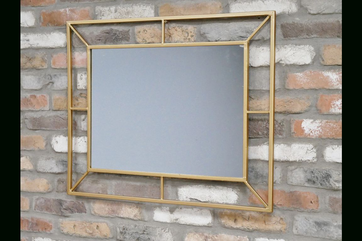 Stunning Vintage Style Large Wall Mounted Mirror Gold Frame – Enekes Within Antique Gold Cut Edge Wall Mirrors (View 13 of 15)