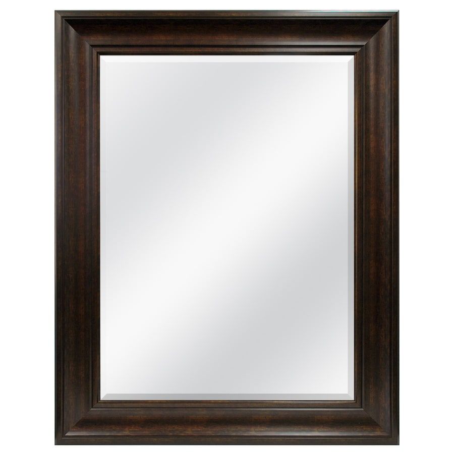 Style Selections Bronze Rectangle Framed Wall Mirror At Lowes Intended For Bronze Rectangular Wall Mirrors (View 12 of 15)