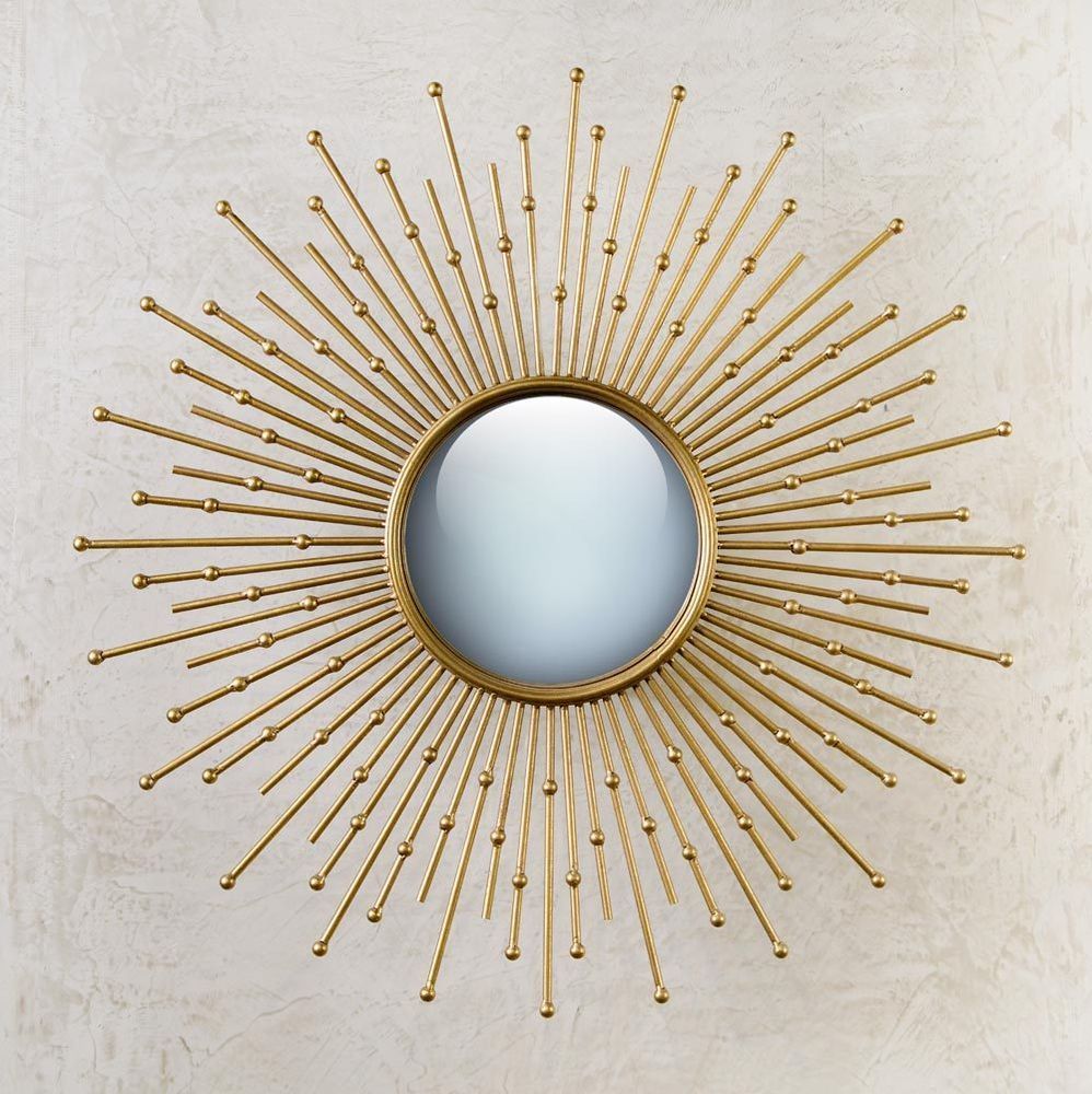 Sunburst Metal Mirror Width: 89Cm | Metal Mirror, Mirror, Mirror Wall Decor Pertaining To Brass Sunburst Wall Mirrors (View 12 of 15)