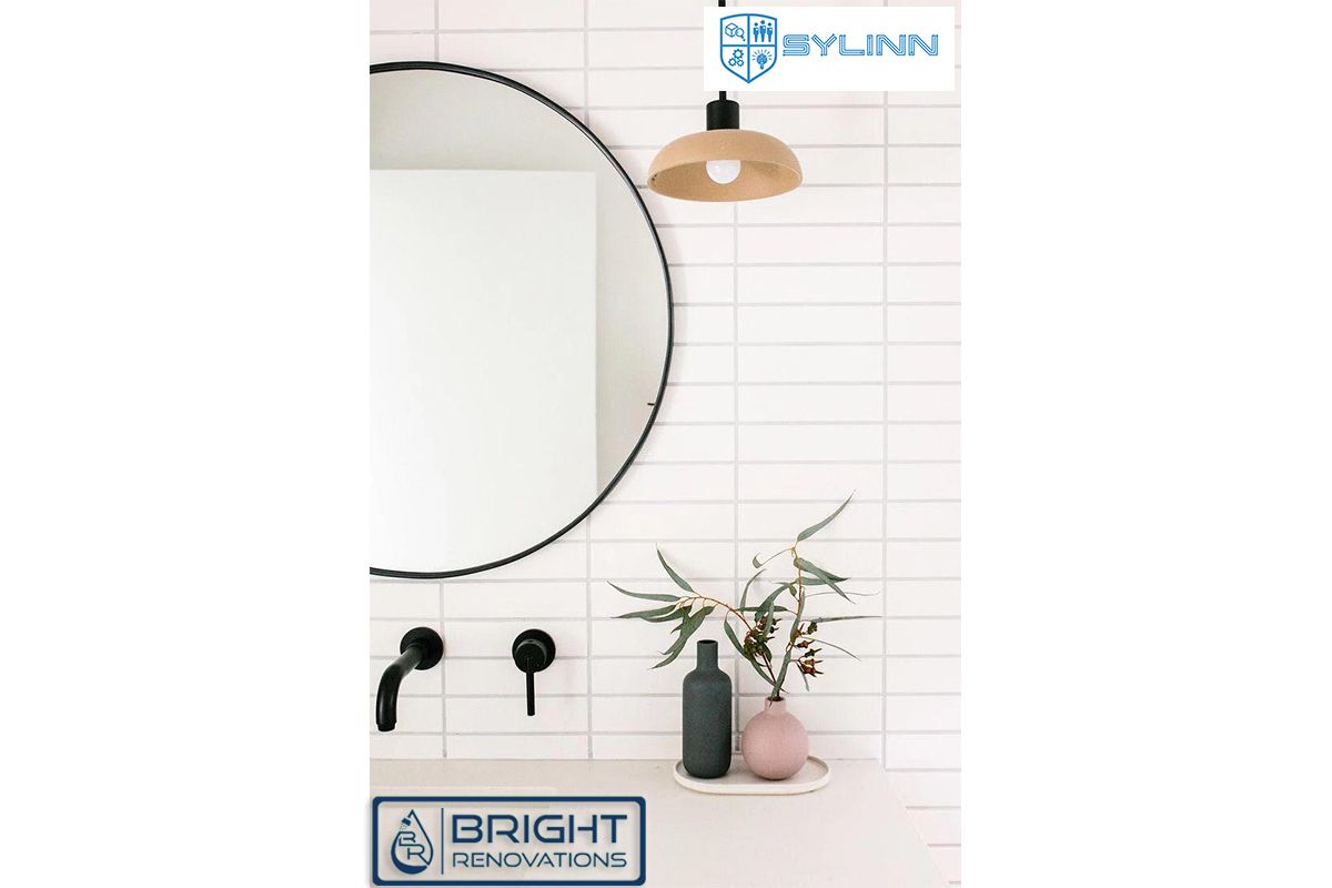 Sylinn Round Mirror With Matte Black Frame 750Mm Pertaining To Matte Black Round Wall Mirrors (View 11 of 15)