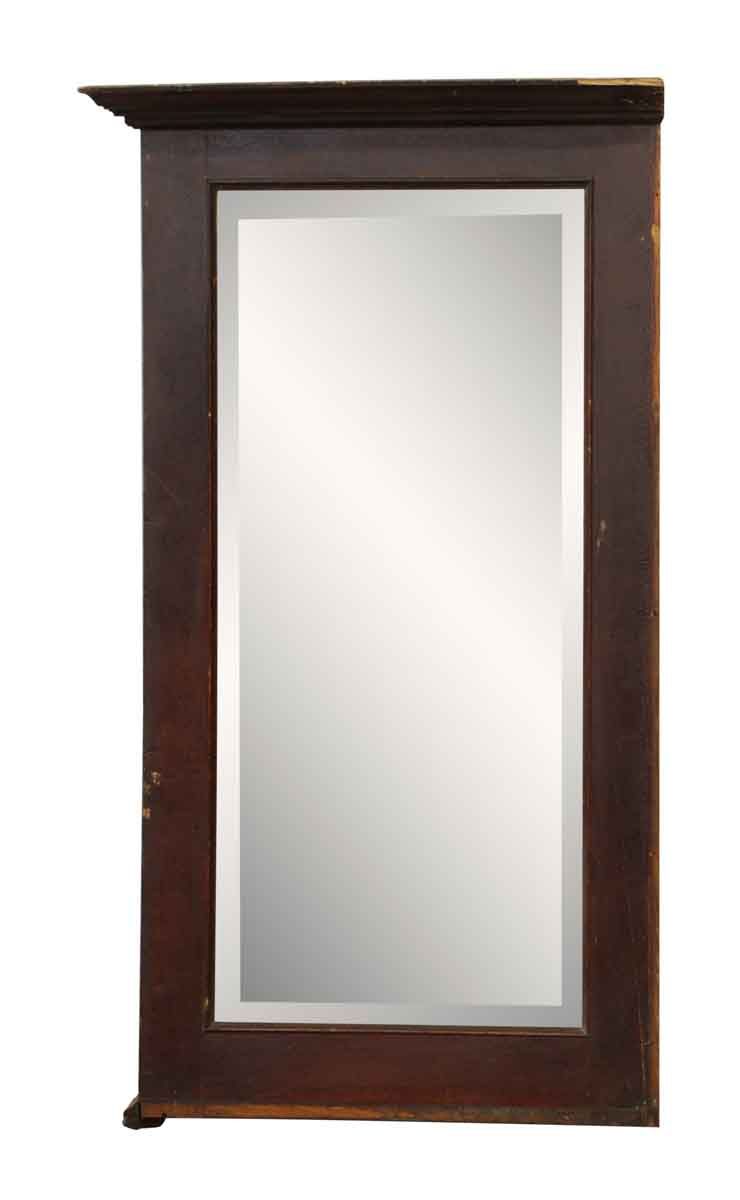 Tall Mahogany Frame Beveled Mirror | Olde Good Things Regarding Mahogany Accent Wall Mirrors (View 12 of 15)