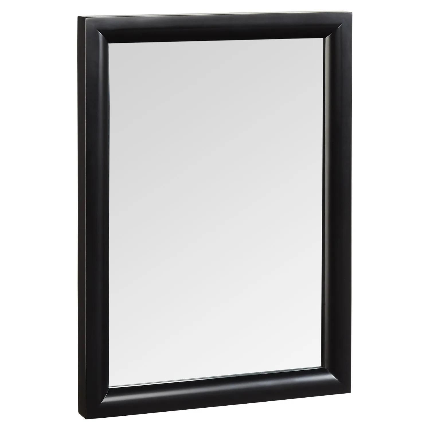 Talyn Mahogany Vanity Mirror – Black – Bathroom Mirrors – Bath Accents Within Mahogany Accent Wall Mirrors (View 5 of 15)