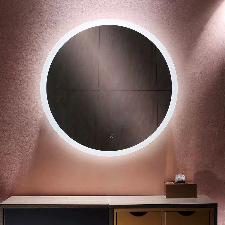 The Best Custom Round Led Illuminated Bathroom Mirror Manufacturers In Round Bathroom Wall Mirrors (View 1 of 15)