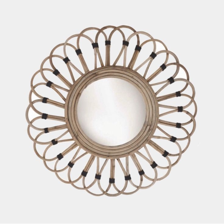 This Cool Rattan Mirror Would Add Just The Right Touch Of Boho And Inside Rattan Wrapped Wall Mirrors (View 15 of 15)