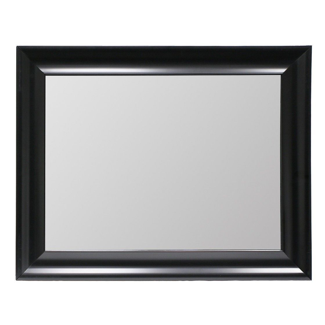 Threshold™ Flat Mirror – Black | Mirror Wall Decor, Mirror, Black Mirror Within Matte Black Led Wall Mirrors (View 11 of 15)