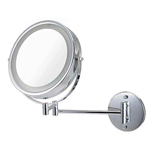 Top 10 Ovente Mirrors Of 2020 | Wall Mounted Makeup Mirror, Makeup For Polished Chrome Wall Mirrors (View 11 of 15)