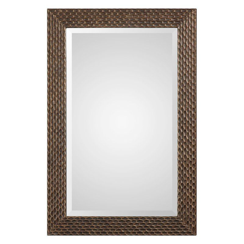 Traditional Rectangle Accent Mirror | Framed Mirror Wall, Accent For Bronze Rectangular Wall Mirrors (View 2 of 15)