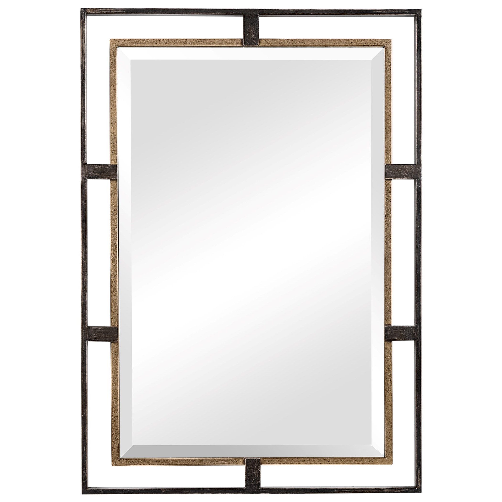 Uttermost Mirrors Carrizo Gold & Bronze Rectangle Mirror | Rooms For In Bronze Rectangular Wall Mirrors (View 9 of 15)
