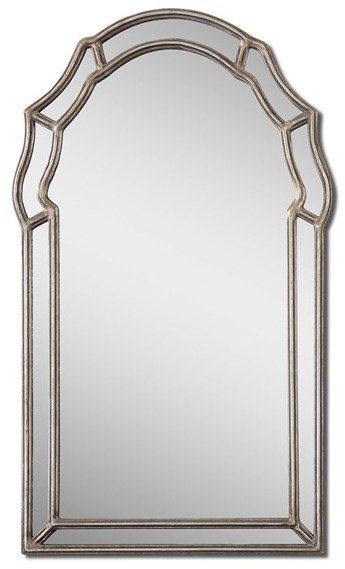Uttermost 'Petrizzi' Arch Mirror | Silver Leaf Wall Mirror, Arched Inside Silver Arch Mirrors (View 9 of 15)