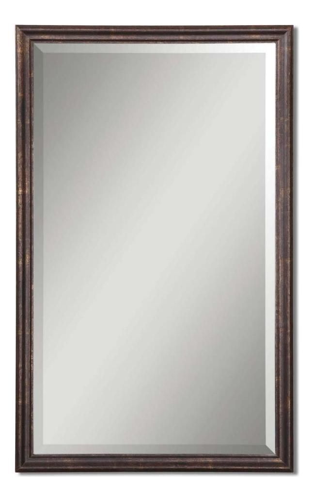 Uttermost Renzo Vanity Beveled Mirror With Distressed Bronze Frame Throughout Distressed Bronze Wall Mirrors (View 14 of 15)