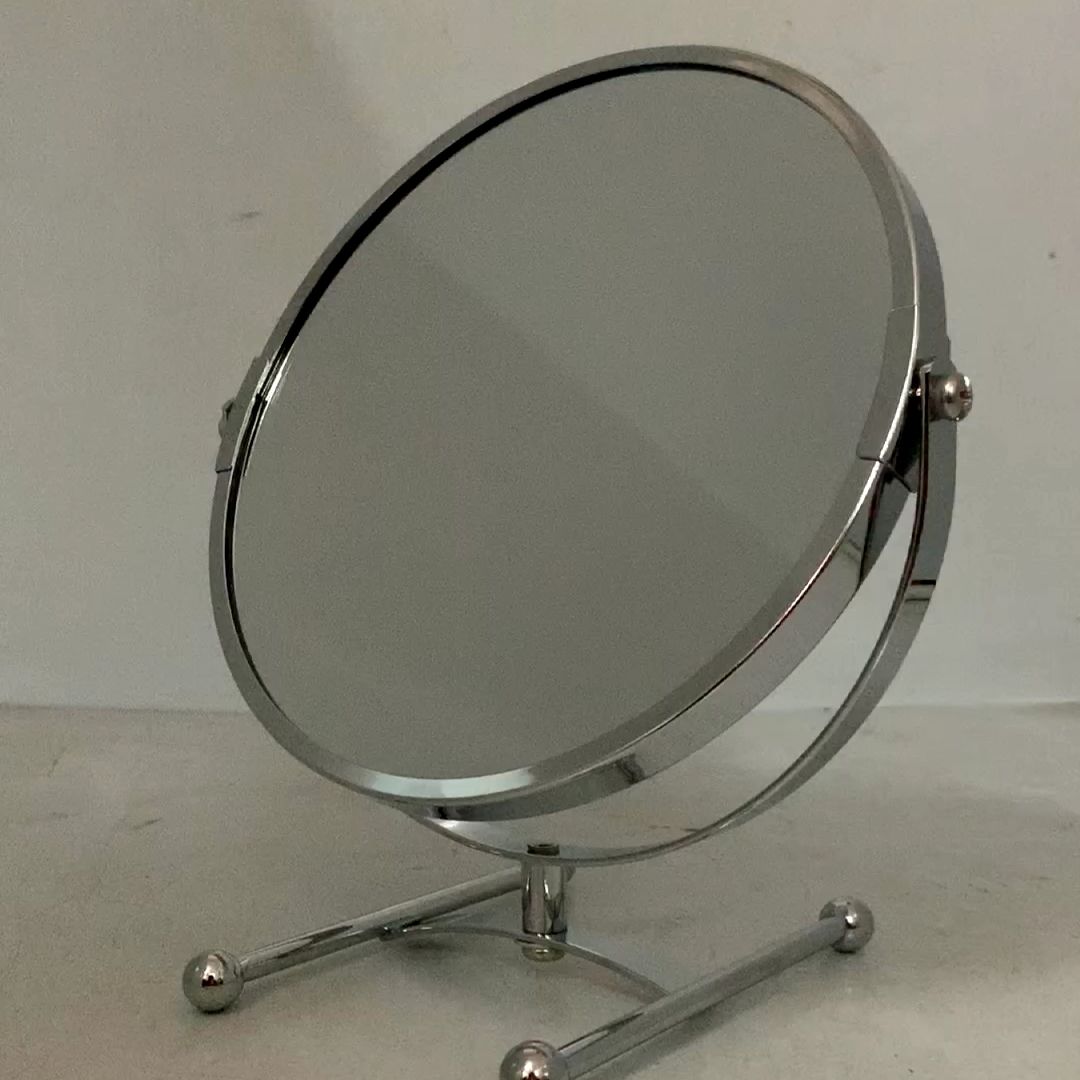 Vanity Mirror Table Top Makeup Standing Cosmetic Round Magnifying Table Within Sunburst Standing Makeup Mirrors (View 12 of 15)