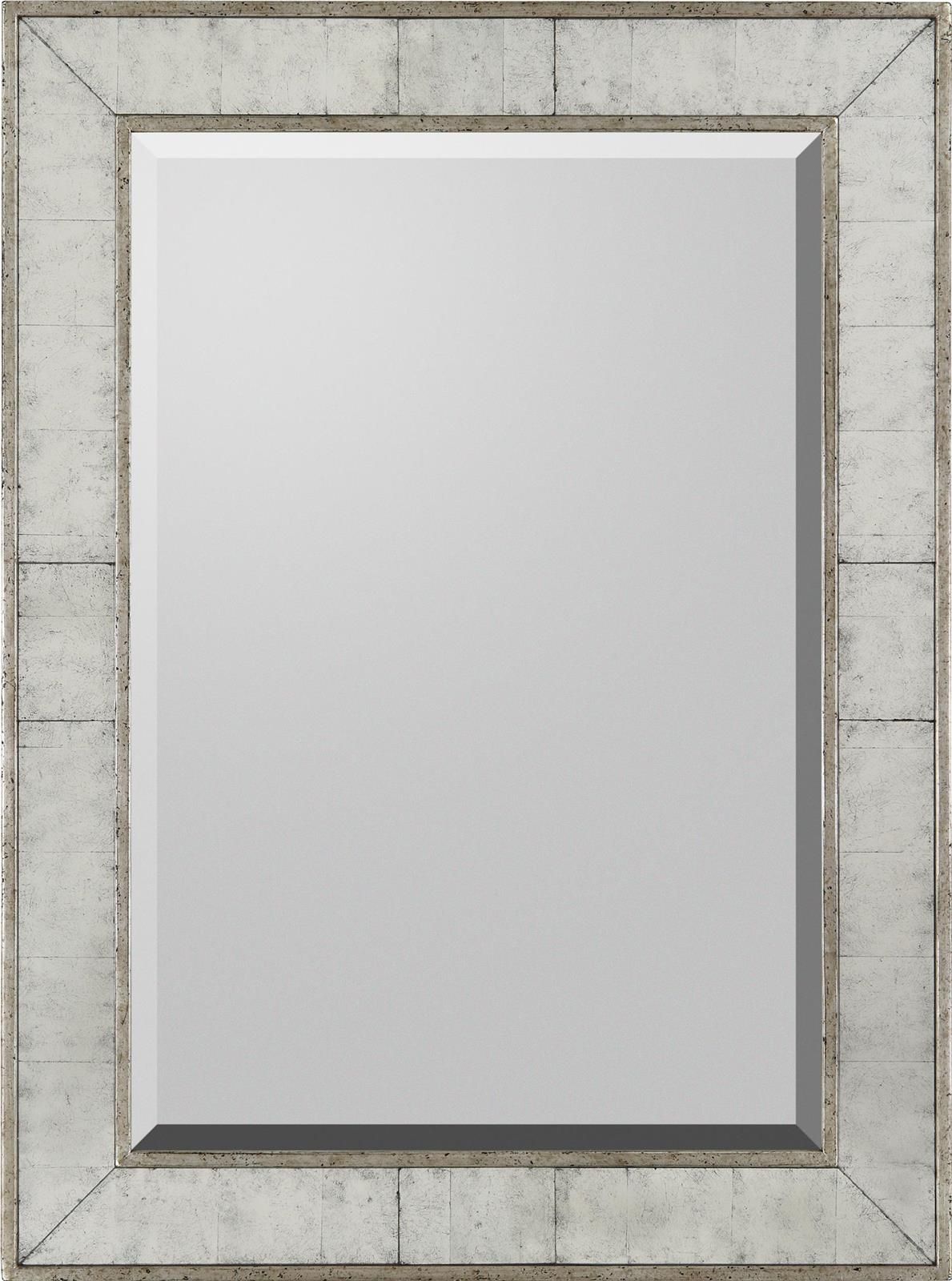 Wall Mirror John Richard Horizontal Vertical Silver Beveled Eglomise Pertaining To Silver Beveled Wall Mirrors (View 5 of 15)