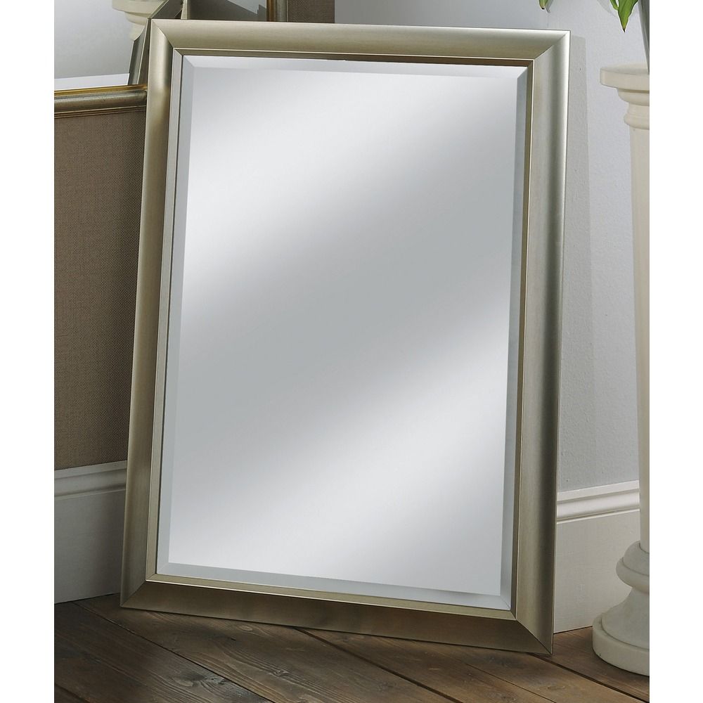 Wall Mirror: Milford Silver Framed Wall Mirror|Select Mirrors For Silver High Wall Mirrors (View 4 of 15)