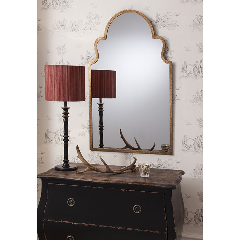 Wall Mirrors: Algiers Metal Wall Mirror | Select Mirrors For Steel Gray Wall Mirrors (View 11 of 15)
