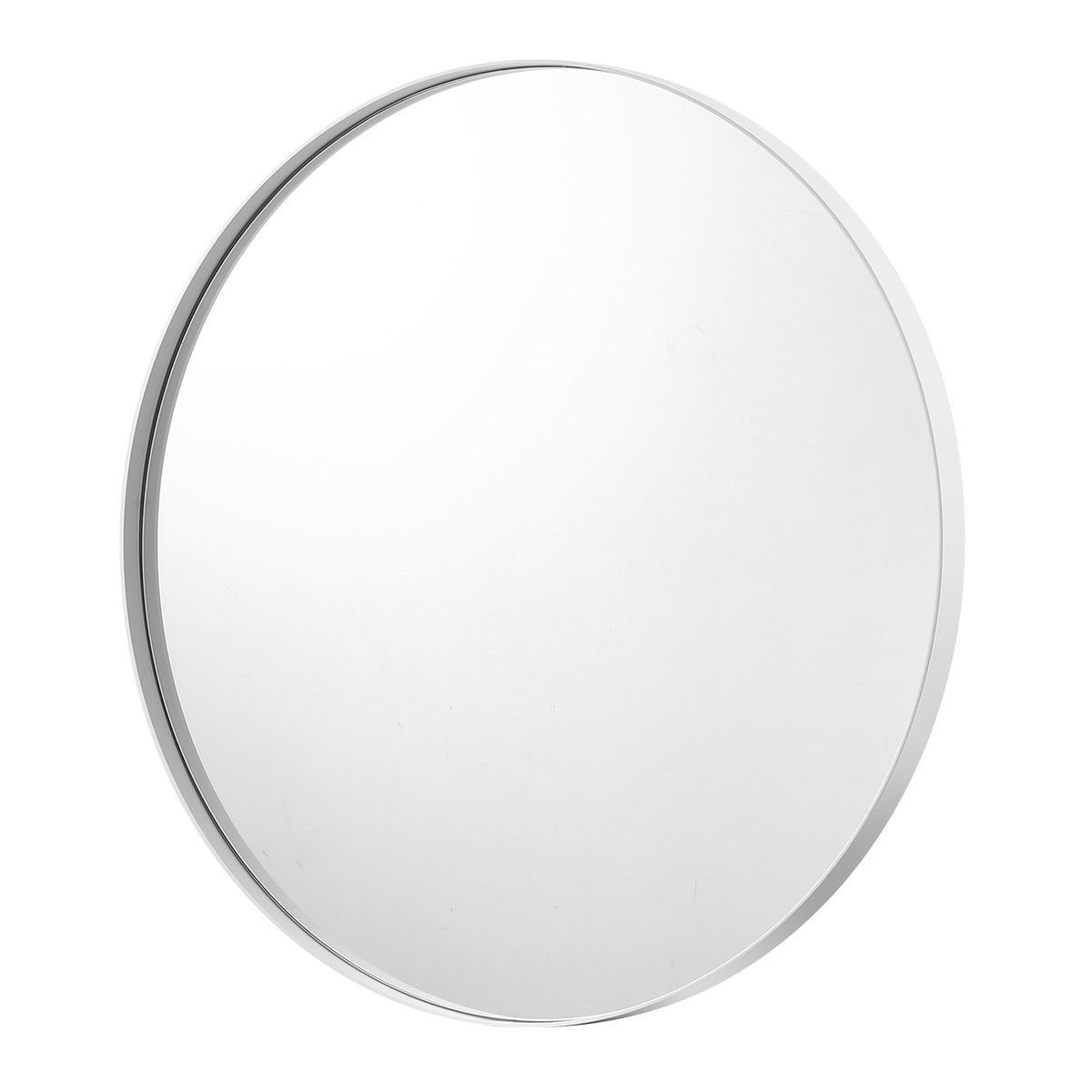 White Large Round Mirror Decorative Wall Mirror 80Cm | Crazy Sales With Stitch White Round Wall Mirrors (View 15 of 15)