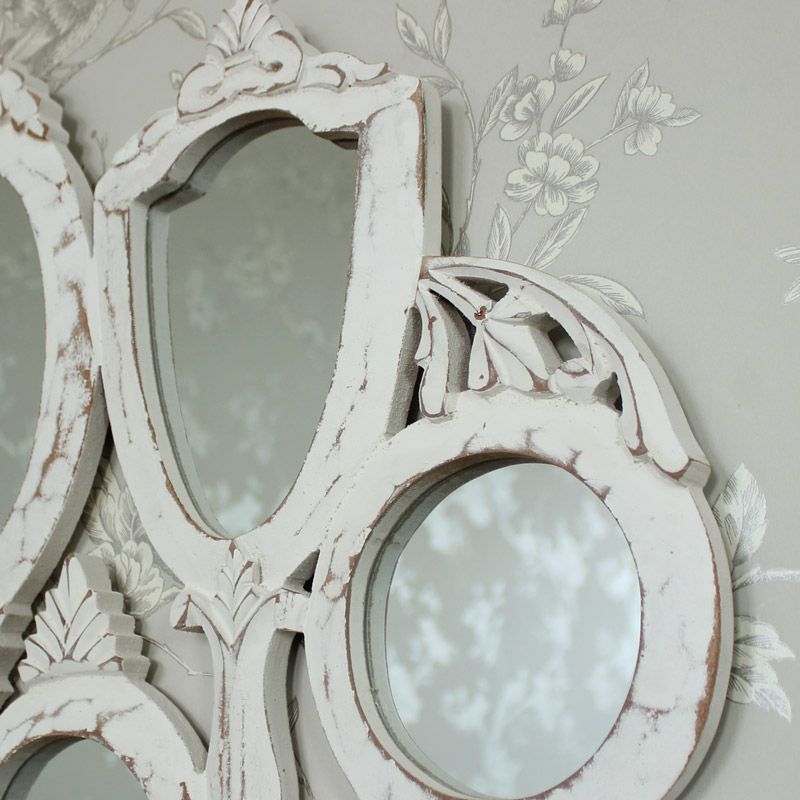 White Vanity Wall Mirror Regarding White Decorative Vanity Mirrors (View 14 of 15)
